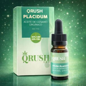 Aceite QRUSH PLACIDUM 20% CBD y CBG